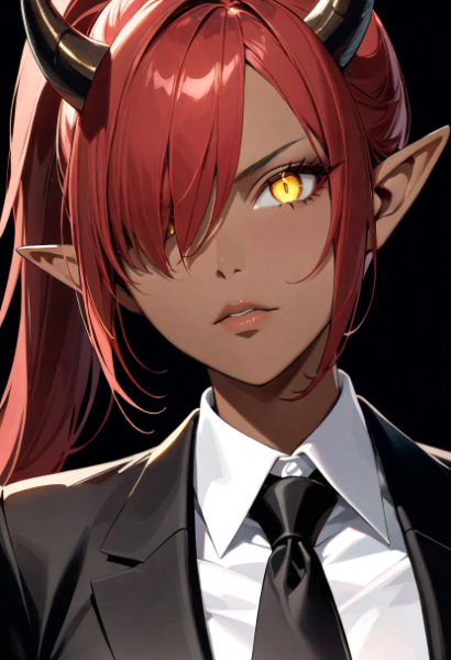 シンプルなスーツ姿