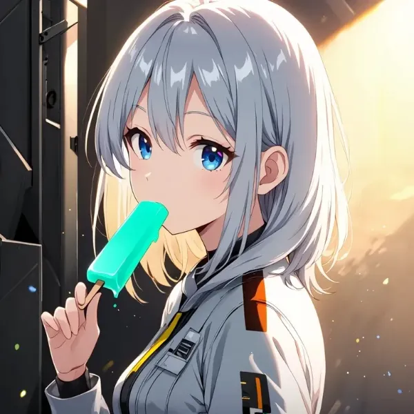 え　アイスほしいんですか　あげませんよ。