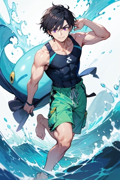 作画資料になりそうな、裸足の男性達！！（上半身裸など）13枚