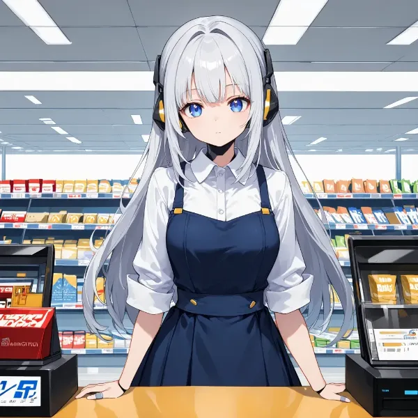 かわいいアンドロイド娘がいる店