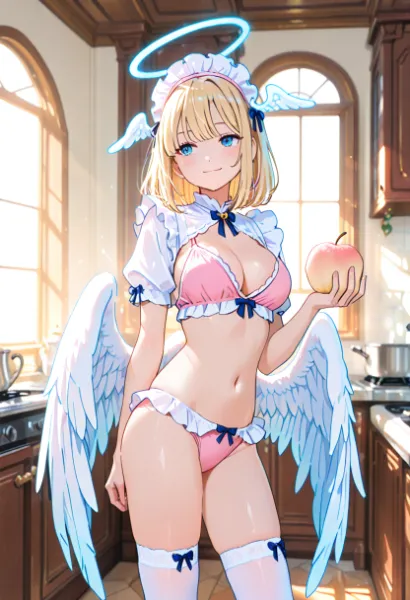 桃と桃のような谷間✨