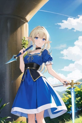 エルフ族の戦士たち