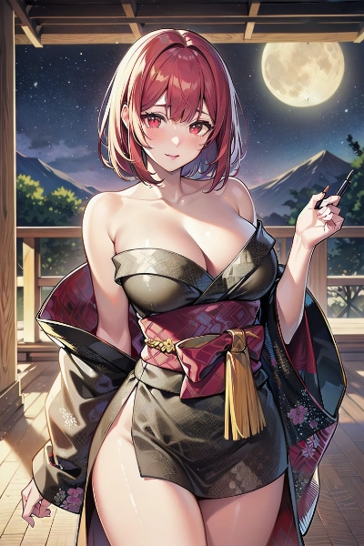 月と美女