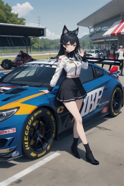 獣人のレースクイーン