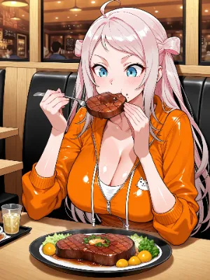 鐘嵐珠　ステーキ