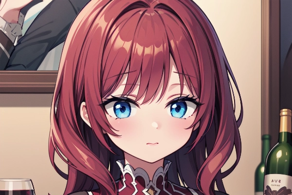 ワインレッドヘアー