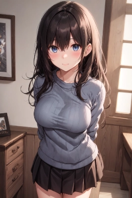 セーター女子