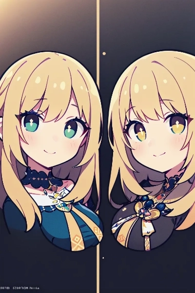 金色の髪の姉妹