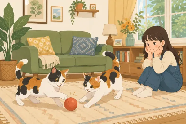 三毛猫姉妹