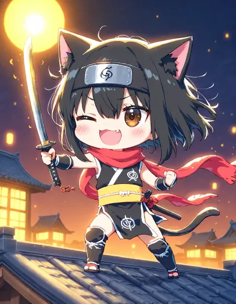 忍者ヘタにゃんニャ！