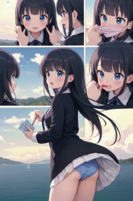 パンツを見せる謎漫画