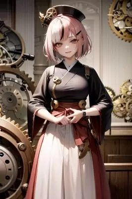 遥華とスチームパンク✖️袴