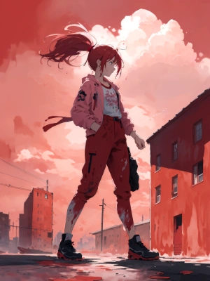 red