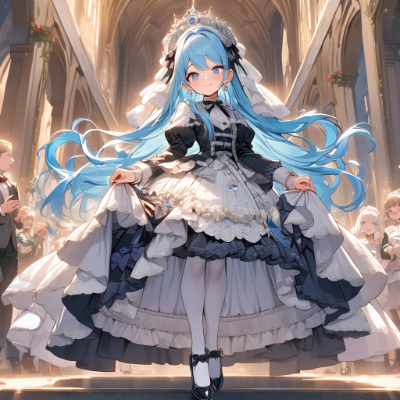 青髪のお姫様