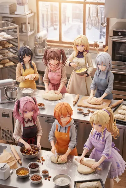 シュトーレン作り（おま好きガールズ×シュトーレン）