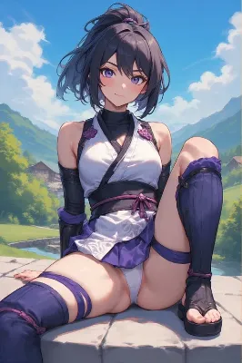 くノ一忍者ディオダティ荘モンスター遭遇パンチラ画像集