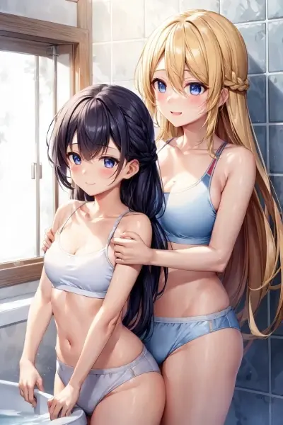 お姉ちゃんと一緒にお風呂って久しぶりだね