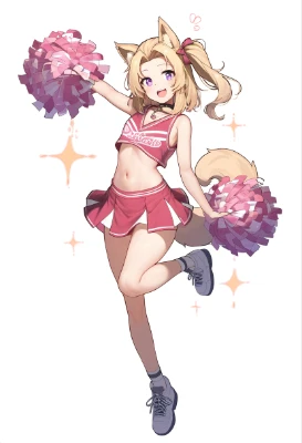 チアリーダーな犬っ娘