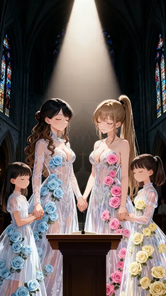 花の乙女たちの聖なる祈り