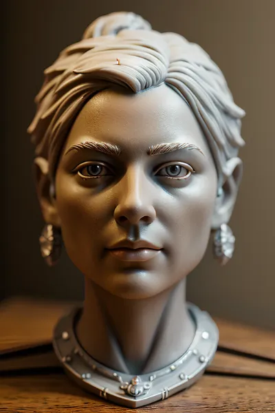 3Dプリンタの彫像