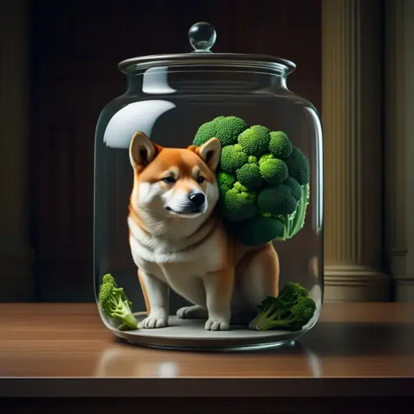 ブロッコリー犬