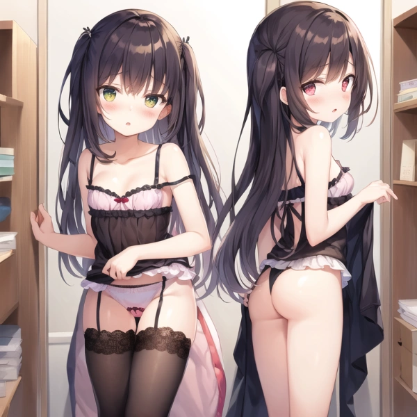 お尻(着替え中)