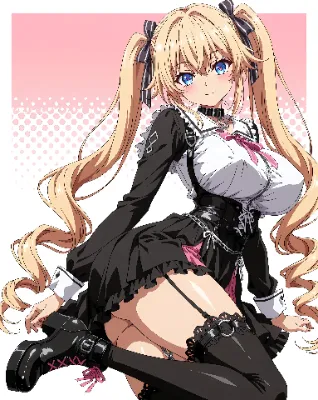 金髪ツインテール