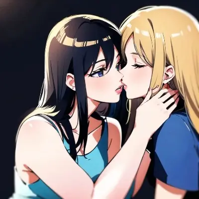 女性同士のイチャイチャ　　#恋愛