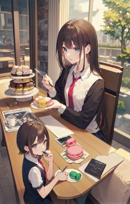 親娘のティータイム