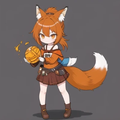 漏れる光と狐娘の冒険