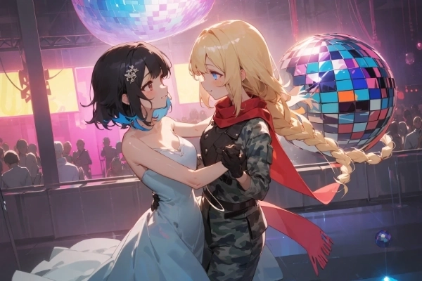 黒髪＆ブロンド・踊ってみた