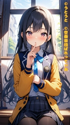 ラノベのジャケ風イラスト、