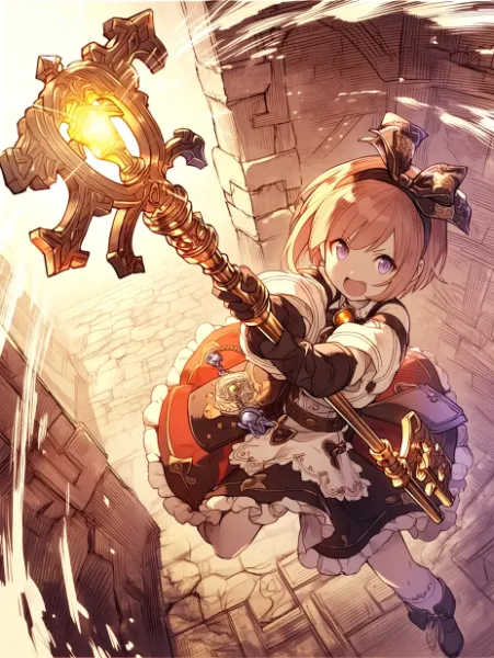 光の杖を掲げし少女の冒険。