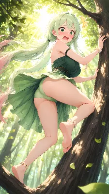 木のぼり、うしろは見ないで