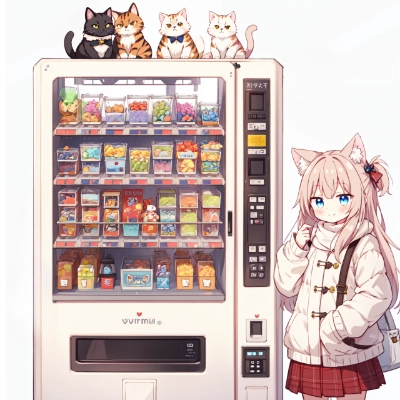 お菓子の自販機