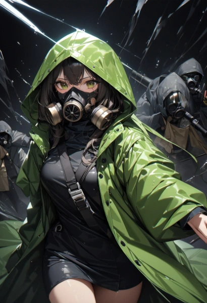 レインコートを纏った謎の組織