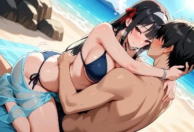 九条リオナの水着えっち