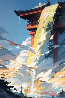 人工物のような自然風景