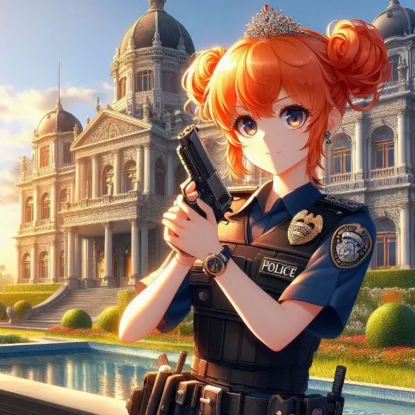 アイピク署、新人警察官リサ。犯人が、逃げ込んだ屋敷に突入します！