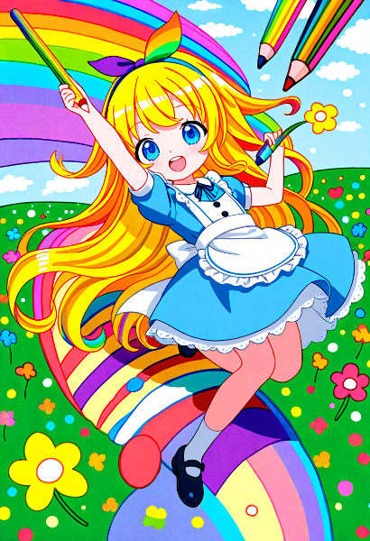 Rainbow Pencil Art🌈✏️