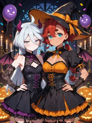 水星の魔女と小悪魔のハロウィンナイト
