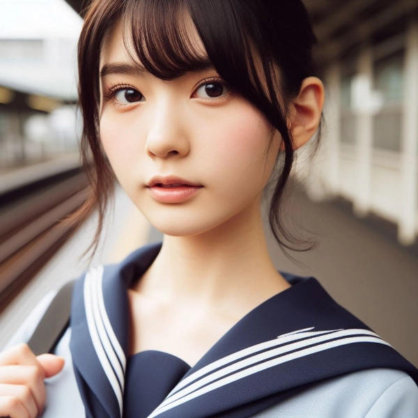 制服の女子生徒