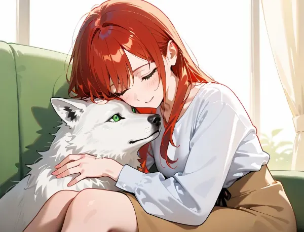 女子高生は〇〇に覚醒する………♡(霧島紗耶と白き相棒)