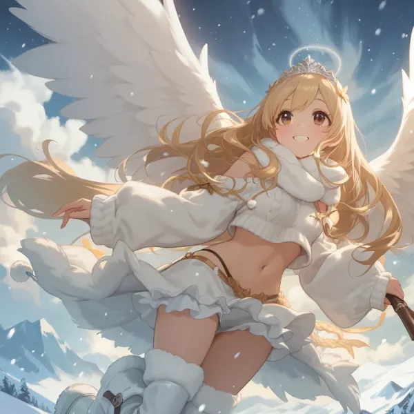 冬山の大天使