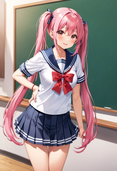 ツインテールJK