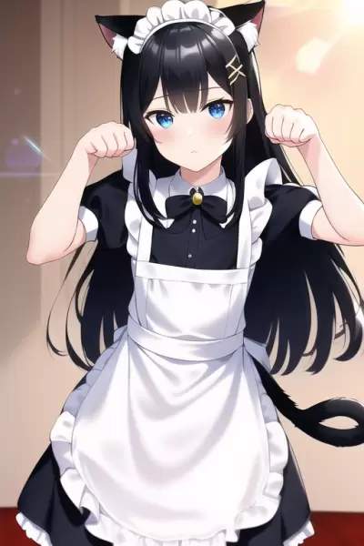 猫メイド男の娘