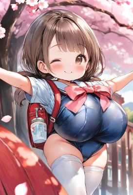 スク水ロリ爆乳
