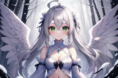 雪山の天使！