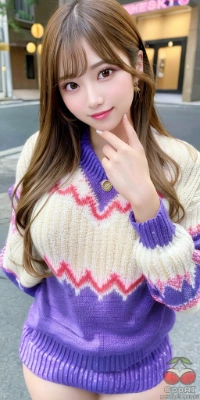 【限定】このニット、ゆるっとしたシルエットがおしゃれで好きなんだ