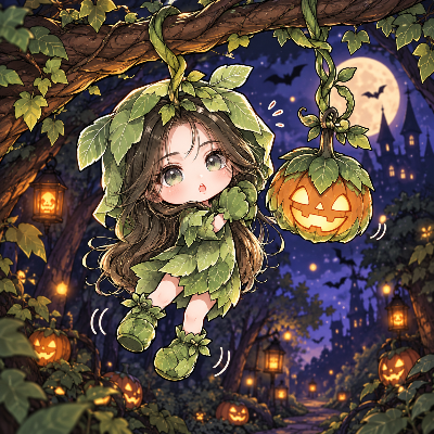 ぶらさがりリーフちゃん🌿
